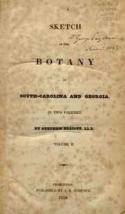 Thumbnail for File:A sketch of the botany of South Carolina and Georgia -by Stephen Elliott. (IA mobot31753000158706).pdf
