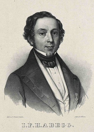 <span class="mw-page-title-main">Julius Friedrich Heinrich Abegg</span> German criminalist (1796-1868)