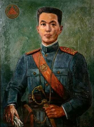 Emilio Aguinaldo, First President of the Philippines."El Caudillo" in The Struggle for Freedom and Total Independence of His People. Also in Hispano A