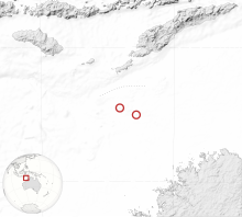 Aipysurus foliosquama distribution map.svg