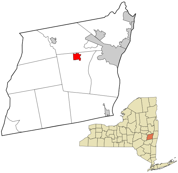 File:Albany County New York incorporated and unincorporated areas Voorheesville highlighted.svg