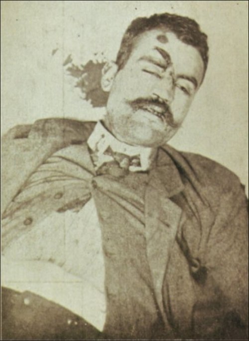 Alfredo Costa on the date of his death, after the assassination of King Carlos I and the Prince Royal, 2 February 1908