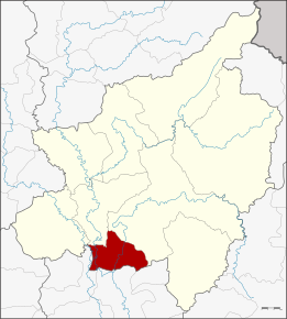 Amplasarea districtului în provincia Phitsanulok