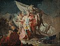 Aníbal vencedor contempla por primera vez Italia desde los Alpes, de Goya (1771).