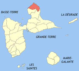 Kaart van Anse-Bertrand