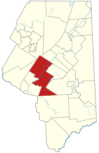 Localização no Condado de Lackawanna, Pensilvânia