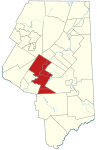 Area Map of Lackawanna County, Scranton.svg