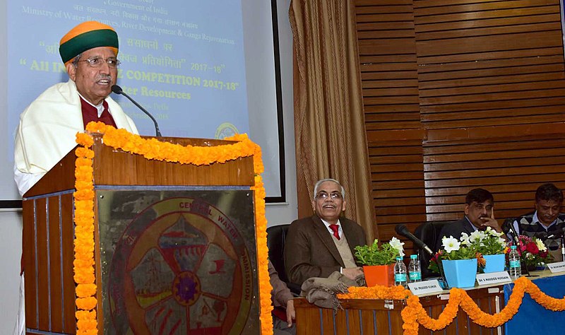 File:Arjun Ram Meghwal addressing at the prize distribution ceremony for an All India Quiz Competition on Water for Students of Class 6-8, organised by the Central Water Commission, in New Delhi.jpg