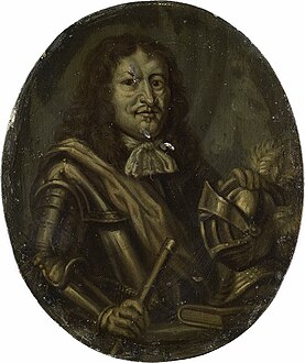 After Jan van Haensbergen. Portrait of Joan van Paffenrode (1618-1673) 1700-1732. oil on tinplate. 11 × 9.5 cm (4.3 × 3.7 in). Amsterdam, Rijksmuseum Amsterdam.