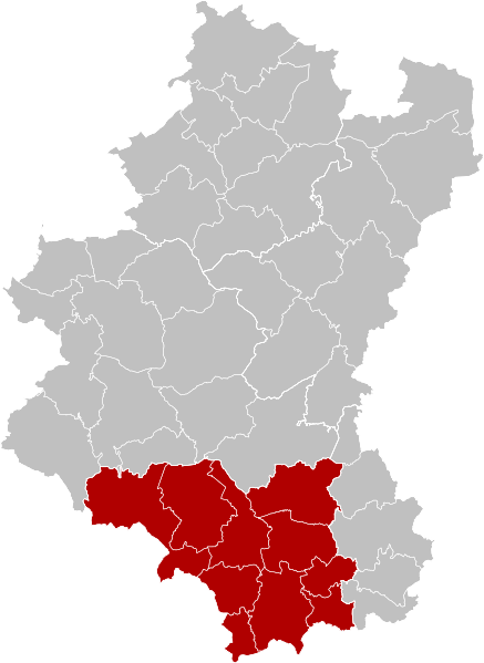 File:Arrondissement Virton Belgium Map.svg