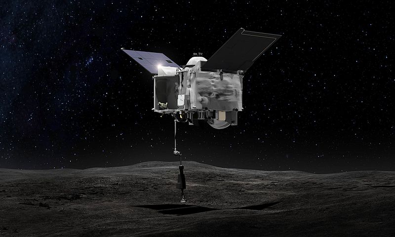 File:Artist's concept of OSIRIS-REx TAGSAM in operation.jpg