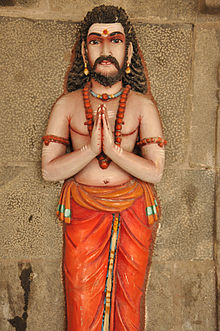 Statue d'Arunagirinathar au temple Venjamakoodalur, près de Karur..JPG