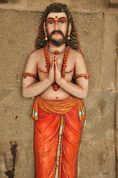 File:Arunagirinathar Statue at Venjamakoodalur Temple, near Karur..JPG