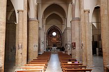 Interno del Duomo, le tre navate