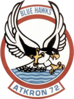 Знак отличия 72-й штурмовой эскадрильи (ВМС США) c1983.png