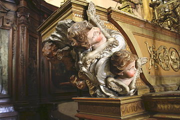 Angelots de l'autel de l'église des Grands-Carmes de Marseille.
