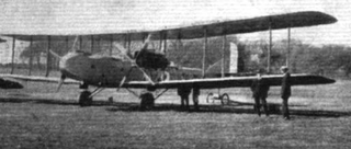 Avro 529 prototype long-range bomber aircraft