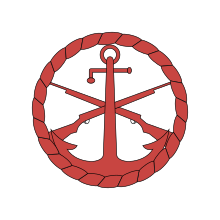 Badge of riflemen category of the Italian Navy.svg