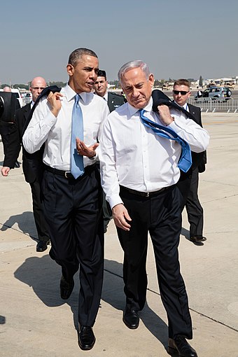 Netanyahu and Barack Obama