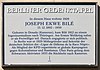 Berliner Gedenktafel Bülowstr 39 (Schön) Joseph Bilé.jpg