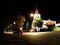 Widok od ulicy Tadeusza Kościuszki, ujęcie nocne