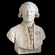 Posthumous bust of Bougainville, made in 1831 by Bosio Astyanax Scevola