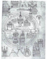 Carte Bruxelles de croisade, v. 1150.