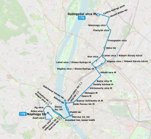 Budapesti 178-as busz útvonala (2021).svg