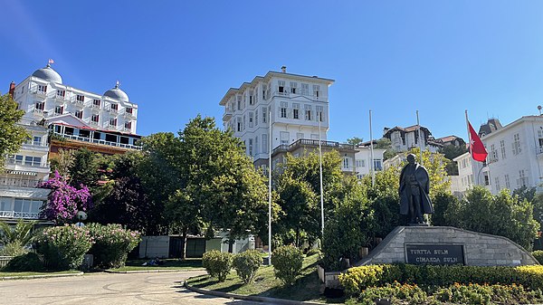 Statue of Atatürk in Büyükada, the largest of the Princes' Islands