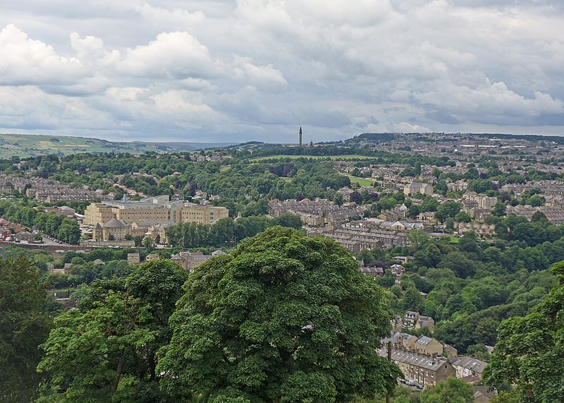 File:Calderdale Royal Hospital and Wainhouse Tower (35301216684).jpg