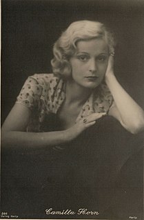 <span class="mw-page-title-main">Camilla Horn</span> German actress