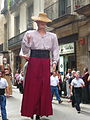 Català: Cavalcada de gegants de les festes de la Mercè del 2008, al tram del carrer Cardenal Casañas, carrer del Pi, carrer Canuda i la Rambla