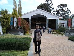 Caveau chez J. C. Le Roux à Stellenbosch.