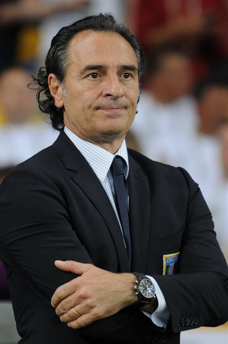 Prandelli managing Italy in 2012