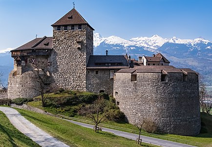 Le château de Vaduz.