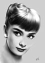 Charcoal and chalk drawing of Audrey Hepburn.jpg