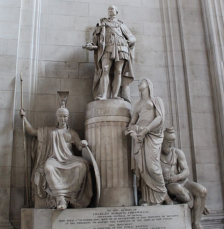 Cornwallis monument, St Paul's Cathedral