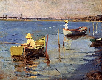 Charles W. Hawthorne - The Bridge at Provincetown.jpg