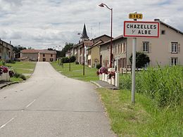 Chazelles-sur-Albe – Veduta