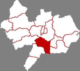 Localización de Nánpí Xiàn