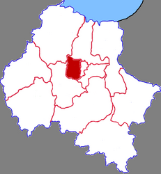 Weicheng District - Carte