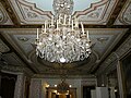 Victorian painted plaster ceiling in Great Drawing Room.