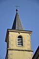 Glockenturm der Kirche Sainte-Anne im Ortsteil Les Massonnes