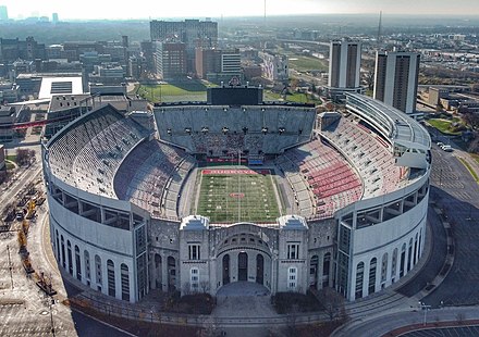 Ohio Stadium is the fifth largest stadium in the world.