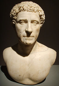 Cremona, museo civico, busto di quinto labieno partico, primi decenni del ii secolo d.c. 01.JPG
