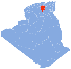 موقعیت استان مسیله در نقشه