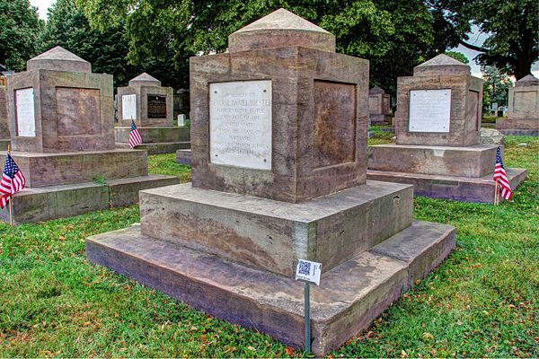 Hiester's cenotaph at the Congressional Cemetery, Washington D.C.