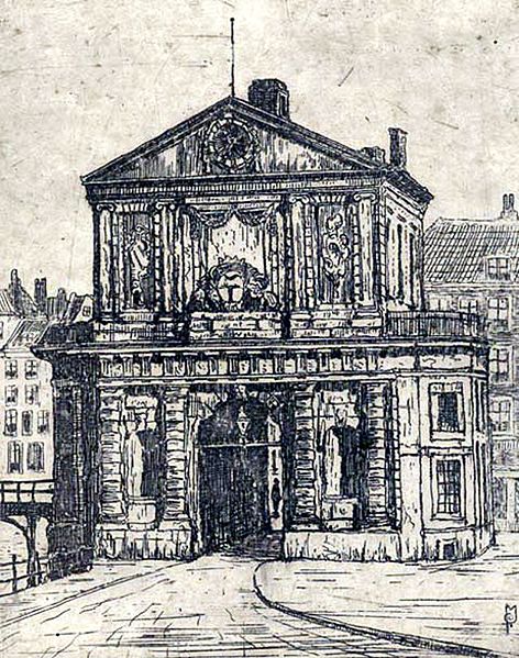 File:De Delftsche Poort uit 1764.jpg