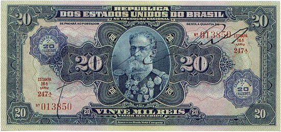Brazil 500 Cruzeiros (1961-1964 Blue ABNC) - Foreign Currency
