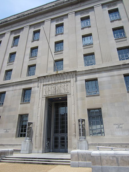 File:Dept. of Justice, Washington, D.C. 2012.JPG